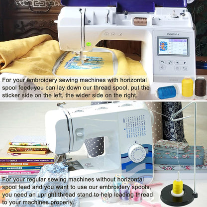 New brothread 40 Brother Colors Polyester Machine Embroidery Thread 500M (550Y) for Brother/Babylock/Janome/Singer/Kenmore Embroidery Machine