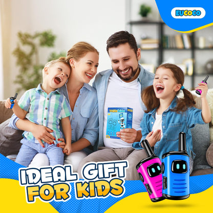 EUCOCO Toy for 3 4 5 6 7 8 Year Old Boys Girls, Walkie Talkie Game for 3-10 Year Old Girls Gifts 3-10 Year Old Boys Radios Birthday Present for Girls Toys for 4 Years Old