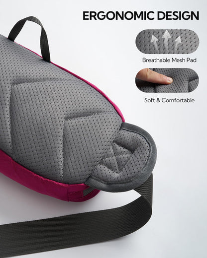 WATERFLY Waist Bag for Men and Women with Bottle Holder: Sporty Small Waist Pack Stylish Jogging Fanny Pack Walking Bumbag Dog Training Bum Belt MTB Hipbag Sport Hip Bag Travel Belly Bag