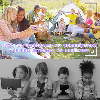 ARNSSIEN Kids Camera for 3 4 5 6 7 8 9 10 11 12 year old Girls/Boys, Kids Camera with 180° Flip Lens & 2.4in IPS Screen, Birthday Party Gift Toy for Girls/Boys, 32GB, X101