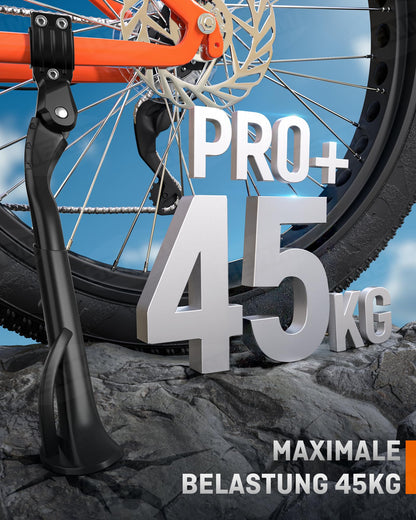 HENMI Bike Stand 24-29 Inch Pro+, Height Adjustable Rear Bike Stand for E-Bike, Mountain Bike, Trekking Bike, City Bike, Road Bike