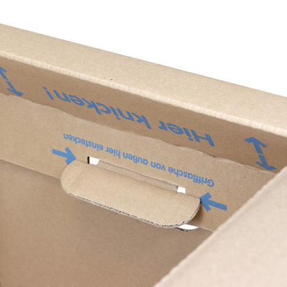 25 moving boxes 620 x 300 x 330 mm double bottom removal box moving box folder box