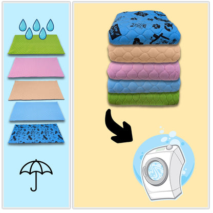 NEO SOLVO cage liner for rabbits and guinea pigs with removable fleece tunnel cover - perfect bedding for indoor cages and C&C - absorbent, waterproof - 140 x 70 cm - Peach