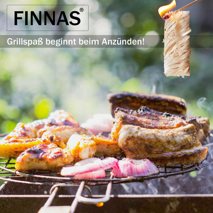 FINNAS Firelighters fireplace starter grill lighter oven lighter wood wool lighter 20kg approx 1600 pieces eco-friendly wax starter wood starter firepit campfire smoker long burning time