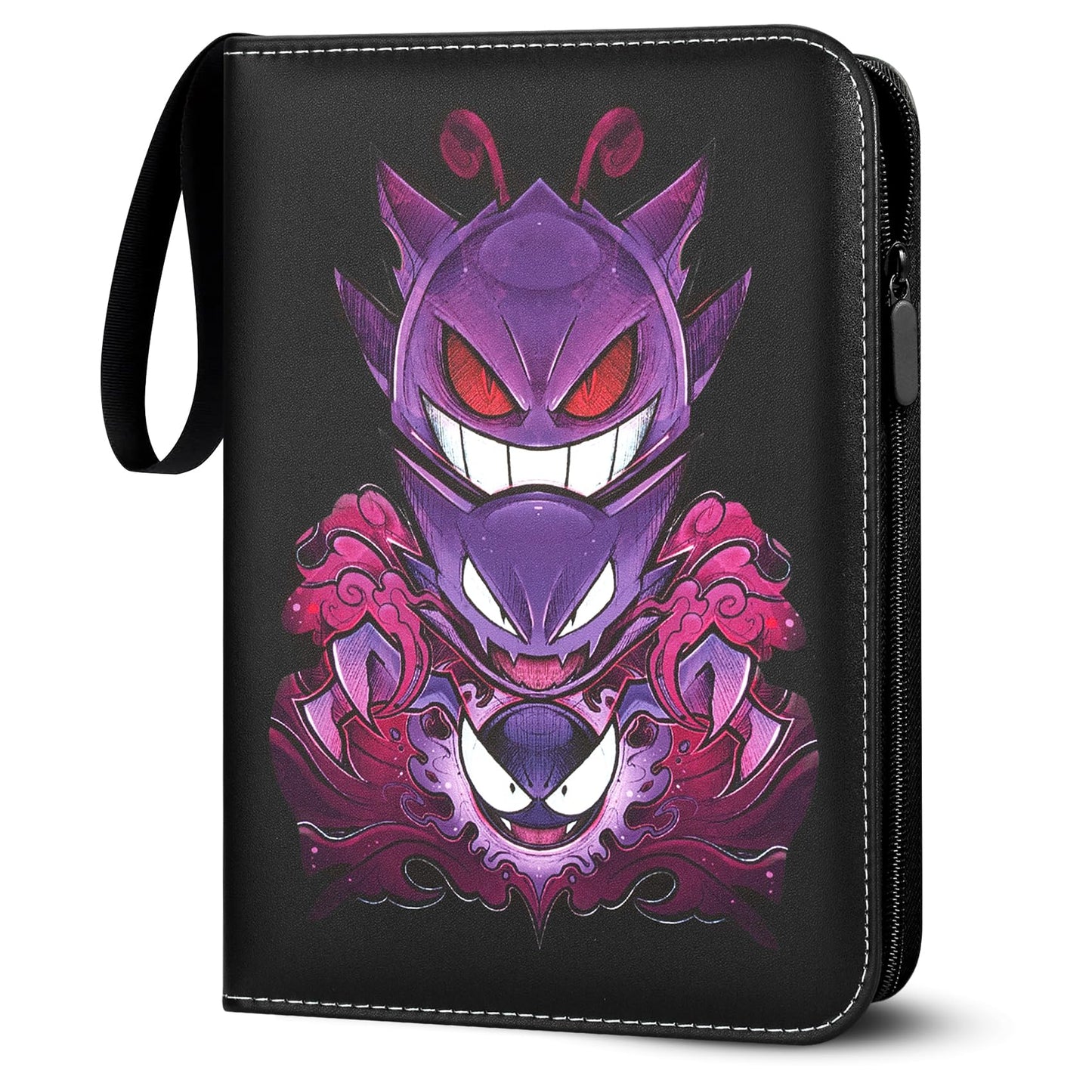 Pokemon card collector's album, 50 pages with 400 pockets. Portable and waterproof PU card holder binder book for collectors. 50 cards per page.
