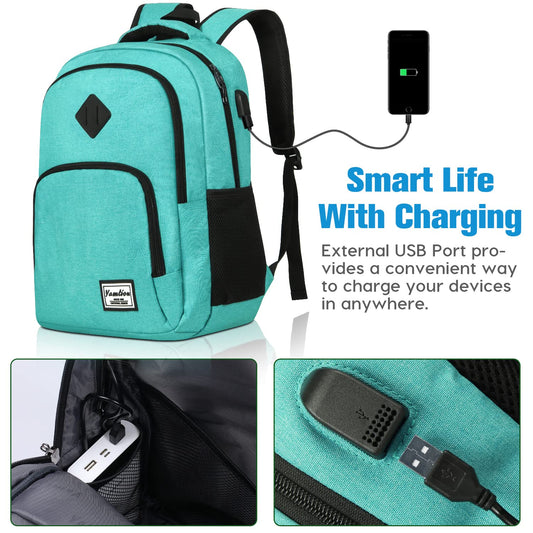 YAMTION backpack for school, school bag for girls and boys, schoolbag for travel, study, school, work, office.