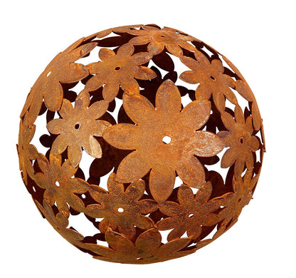 Bornhöft rust ball made of metal and iron for garden decoration (40cm)