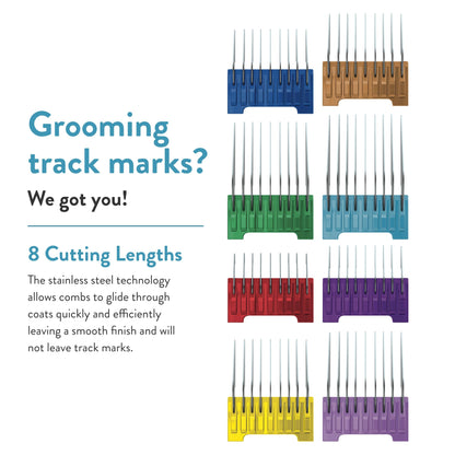 "WAHL Arco comb set, made of stainless steel"