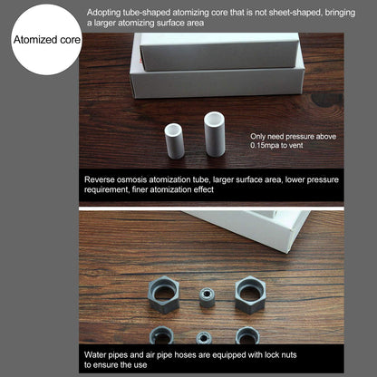 Aquarium CO2 diffuser, external CO2 diffuser container for aquarium with CO2 reactor diffuser aquarium accessory (M2 16/22 mm)