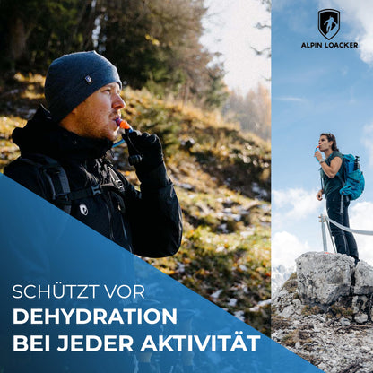 ALPIN LOACKER Outdoor hydration bladder with hose for sports and outdoor activities I super lightweight water bladder and drinking bag for hiking I BPA free hydration system, 2l