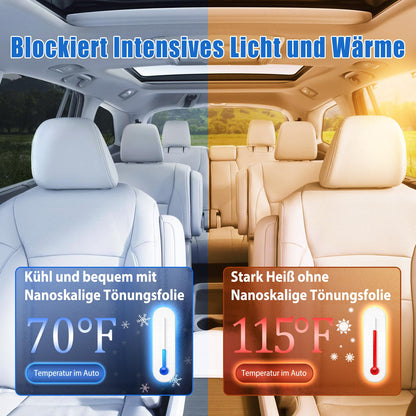 ARANA car tint film, 180" x 24", 70% VLT ceramic automotive universal window tint film, UV sun heat blocking privacy for home car and truck (24" x 15FT)