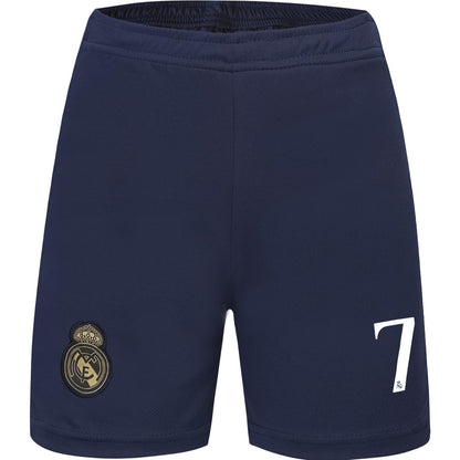 BlackAzat 2023/2024 Madrid #7 Vini Jr. Vinicius Kids Soccer Jersey Special, Shorts Socks Youth Sizes (White,24)