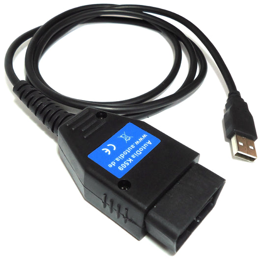 AutoDia K509 for CarPort software CAN UDS or KKL USB diagnostic interface