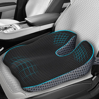 Ajiteogy wedge cushion for car seat driver - Ergonomic seat riser made of memory foam with wedge design - Compatible with driver's seat, van