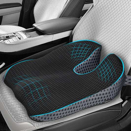 Ajiteogy wedge cushion for car seat driver - Ergonomic seat riser made of memory foam with wedge design - Compatible with driver's seat, van