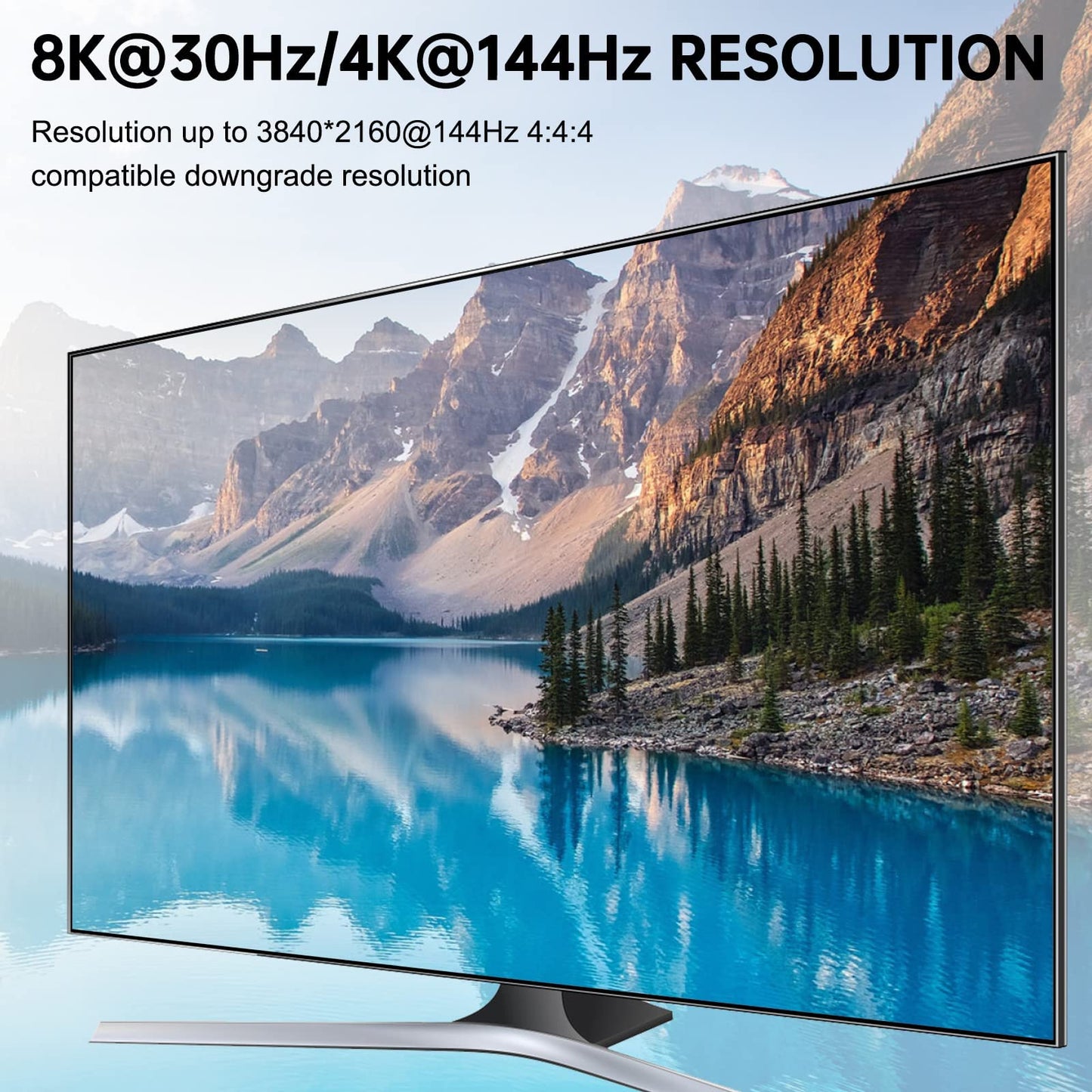 YOUTINGHDAV KVM Switch 2 PC 2 Monitors Displayport 1.4, USB KVM Switch Dual Monitor Displayport 4K@144Hz for sharing 2 PC, 4 USB devices keyboard, mouse, with Wired Remote and cables.