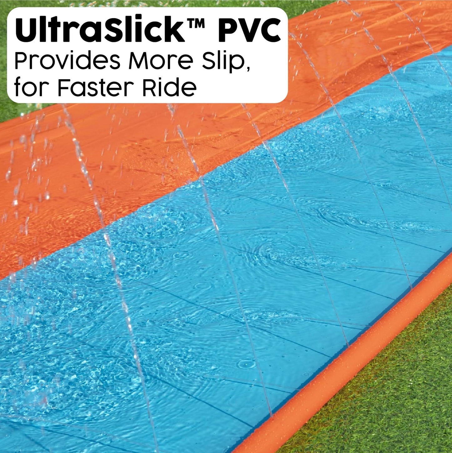 Bestway H2OGO!™ Double Water Slide, Double, 16 ft x 4.5 ft