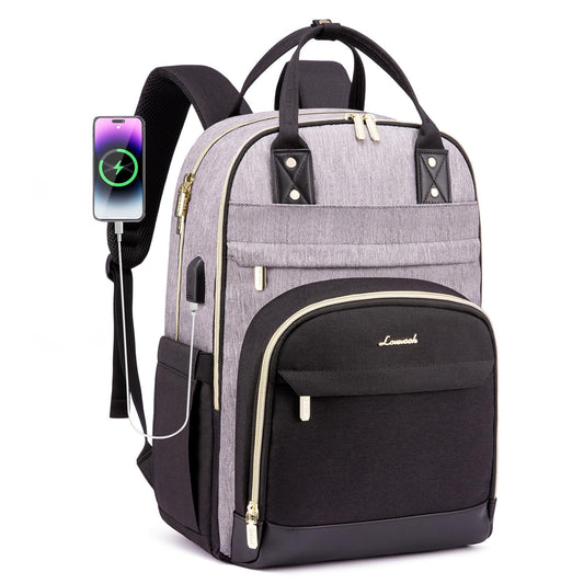 LOVEVOOK backpack for women, laptop backpack for 17 inch laptops, school backpack for girls and teenagers, waterproof school bag for boys, anti-theft school bag for school, travel, work. Lightweight.
