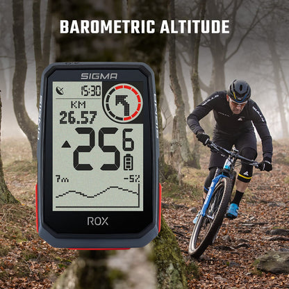 SIGMA ROX 4.0 White| Wireless bike computer GPS & Navigation incl. GPS mount | Outdoor GPS Navigation with altitude measurement | Color: White
