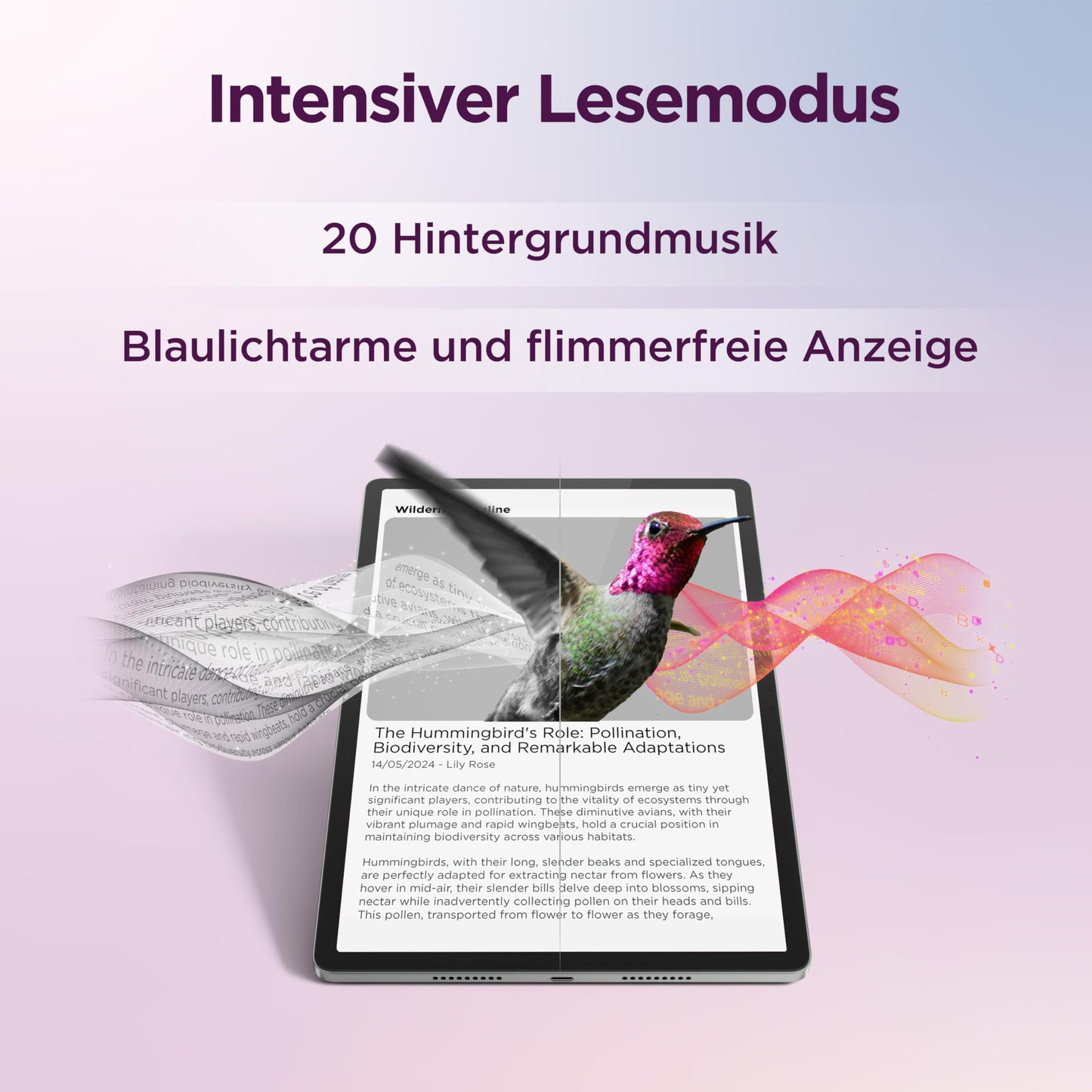 Lenovo Idea Tab Pro Tablet | 12.7" 3K Display | MediaTek Dimensity 8300 | 8GB RAM | 256GB eMMC | Android 14 | Seafoam Green | incl. Pen Plus