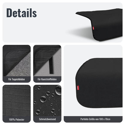 Achilles bumper protector for the trunk - Car trunk protective mat for dogs - Scratch-resistant and waterproof - Dog trunk protection for cars - Trunk protection for dogs - Universal size 100x70 cm