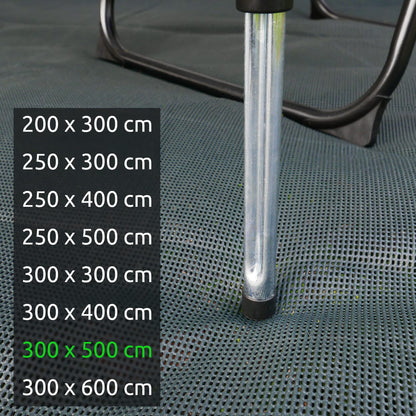 your GEAR Outdoor Soft Carpet - 8 sizes from 200x300 to 300x600 cm - soft awning carpet, tent carpet, camping carpet, includes clips, pegs, and transport bag, customizable, 3x5