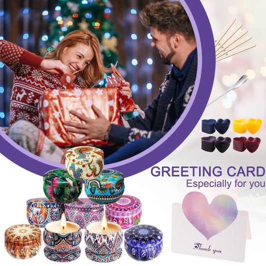 IGUGI Candle Making Kit, DIY Candle Making Set includes candle pouring set, wick stickers, and stirring spoon. Perfect for adult beginners looking to create their own candles.