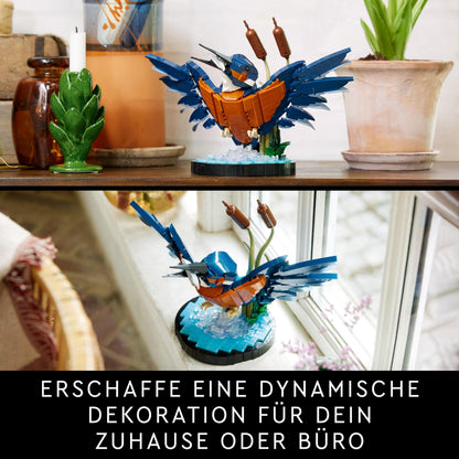 LEGO Icons Kingfisher Model Kit for Adults, Bird Model for Living Room or Office, Home and Home Office Decor, Gift for Bird Lovers and Ornithologists, Women and Men 10331