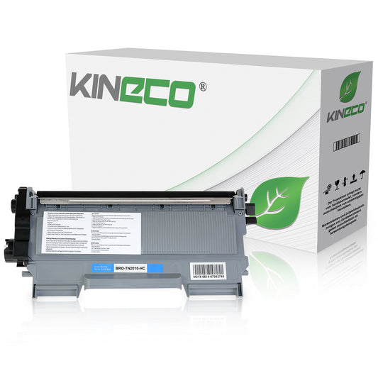 Kineco Toner compatible for Brother TN2010 TN-2010 for Brother DCP-7055 W, DCP-7057, HL-2130 R, HL-2132 R, HL-2135 W, Black 3,000 pages