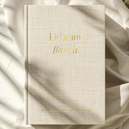 MyBaby123 linen pregnancy journal