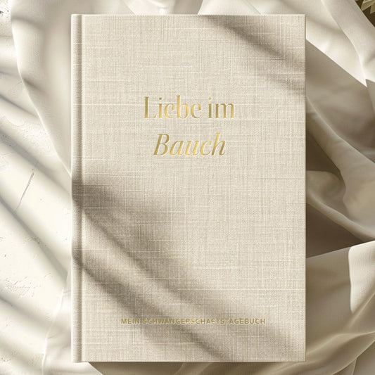 MyBaby123 linen pregnancy journal