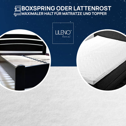 LILENO HOME Non-Slip Mat for Box Spring Bed (160 x 200 cm) | Non-Slip Mat for Mattresses | Non-Slip Mat for Box Spring Bed | Also suitable as a carpet stopper