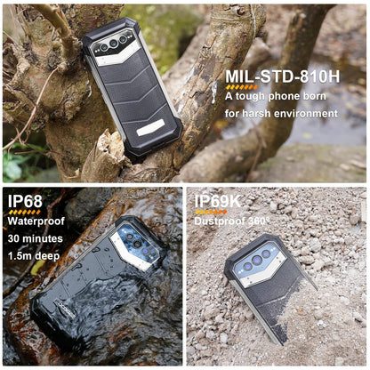 DOOGEE VMAX 5G outdoor phone without contract, 20GB+256GB Dimensity 1080, 22000mAh large battery, 108MP camera, 6.6" FHD+ 120hz outdoor smartphone Android dual SIM IP68 waterproof OTG NFC.