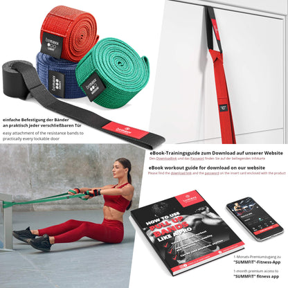 Fabric Textile Fitness Band: Pull Up Resistance Band + Training eBook - THE Latex Pull Up Resistance Band | Pull Up Support Pull Up Band Gymnastics Band Loop Sports Stretching Fitness Training Band Sport Band