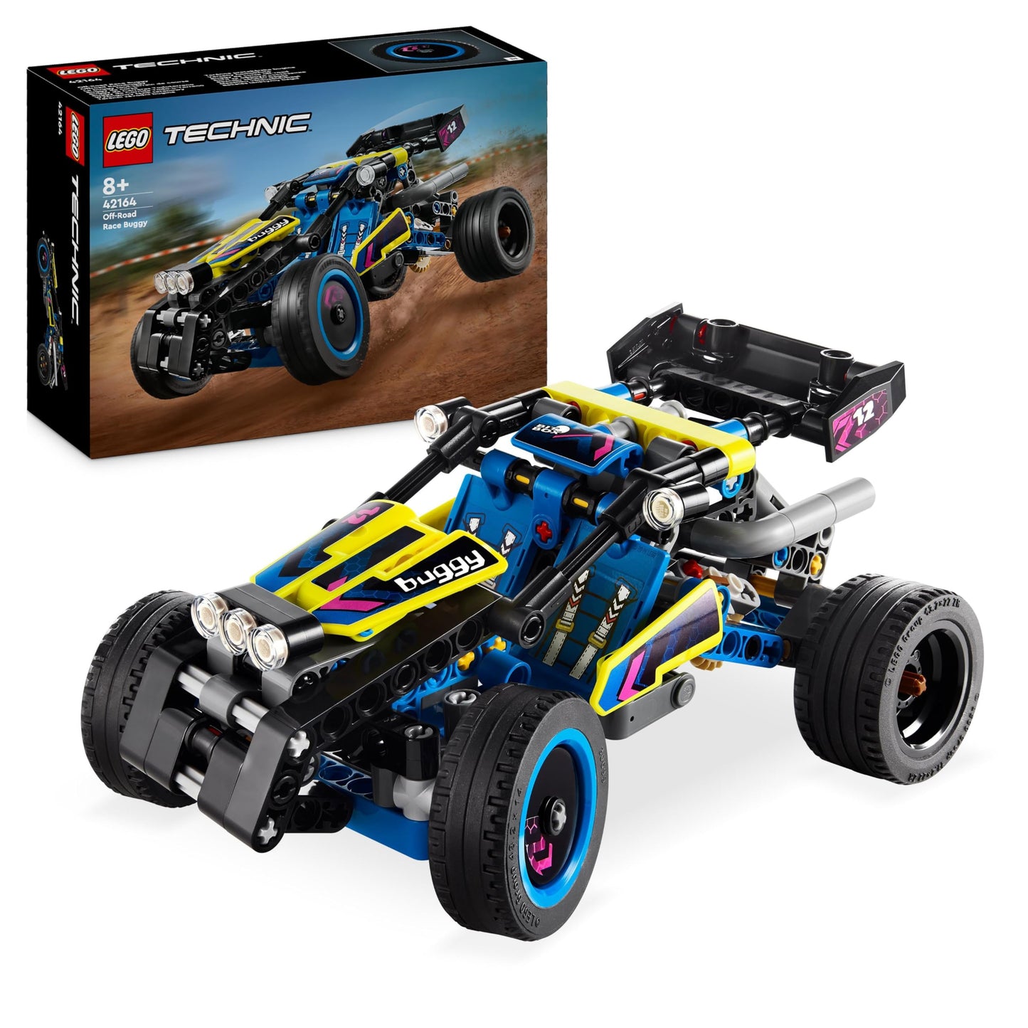 LEGO Technic John Deere 9700 Forage Harvester, buildable harvester toy & Technic Offroad Buggy, car toy for kids.
