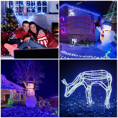 Forever Speed 20M outdoor LED light tube, 720 LEDs waterproof LED light tube for Christmas, wedding, roof, fence decoration lighting Cold white IP65