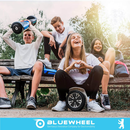 8.5" Premium Offroad Hoverboard Bluewheel HX510 SUV German Quality Brand - Kids Safety Mode & App - Bluetooth - Strong Dual Motor - Electric Skateboard Self Balance Scooter