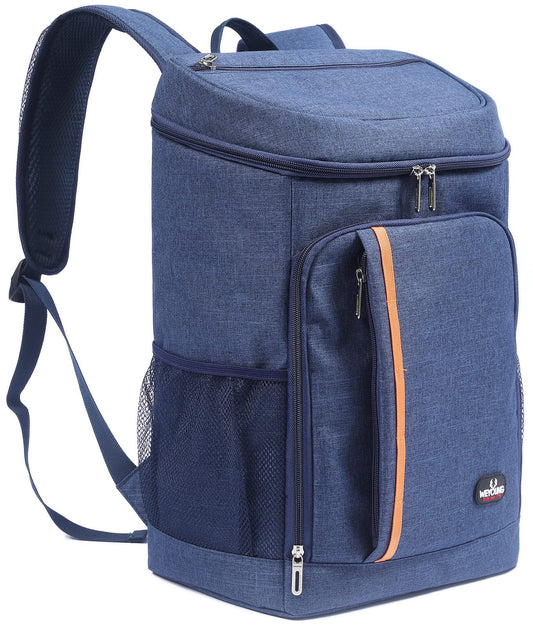 MCXKJ 28L Cooler Backpack Cooling Bag Picnic Bag Large Insulated Cooler Bag for Men Women for Beach/Picnic/Camping/Grill/BBQ/Hiking (Blue)