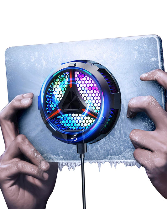 ACEDAYS iPad Cooler, magnetic tablet cooler for iPad/Surface Pro/Samsung Tab, compatible with Steam Deck, universal radiator with temperature display for mobile gaming, Tiktok Live Streaming.