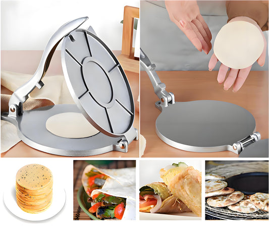 20cm Tortilla Press, Aluminium Cast Tortilla Maker, Mexican Tortilla Press, for homemade tortillas, dough press, pressure press for.