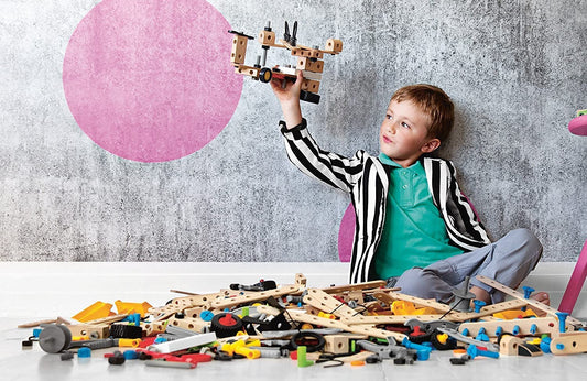 BRIO Builder 34589 Kindergarten Set 270 pcs. - Construction toy from Sweden - Mega complete set with numerous building elements and tools for endless fun - For children aged 3 and up