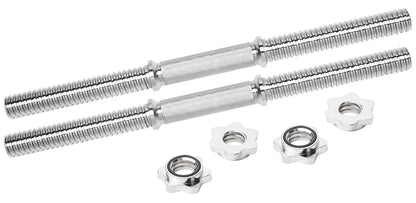 Bad Company chrome dumbbell barbell including star closures 30/31 mm I 2 pieces - 51 cm