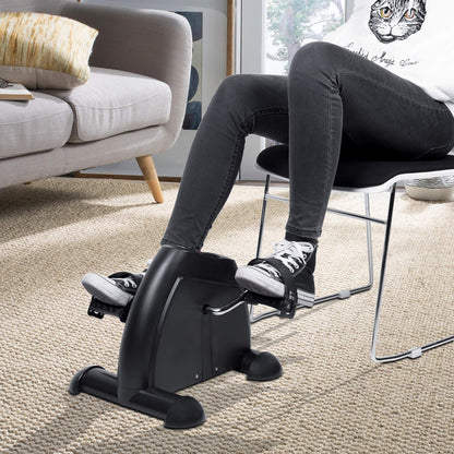 Leg exerciser mini bike, arm and leg exerciser for seniors, home trainer mini movement trainer for home, office.