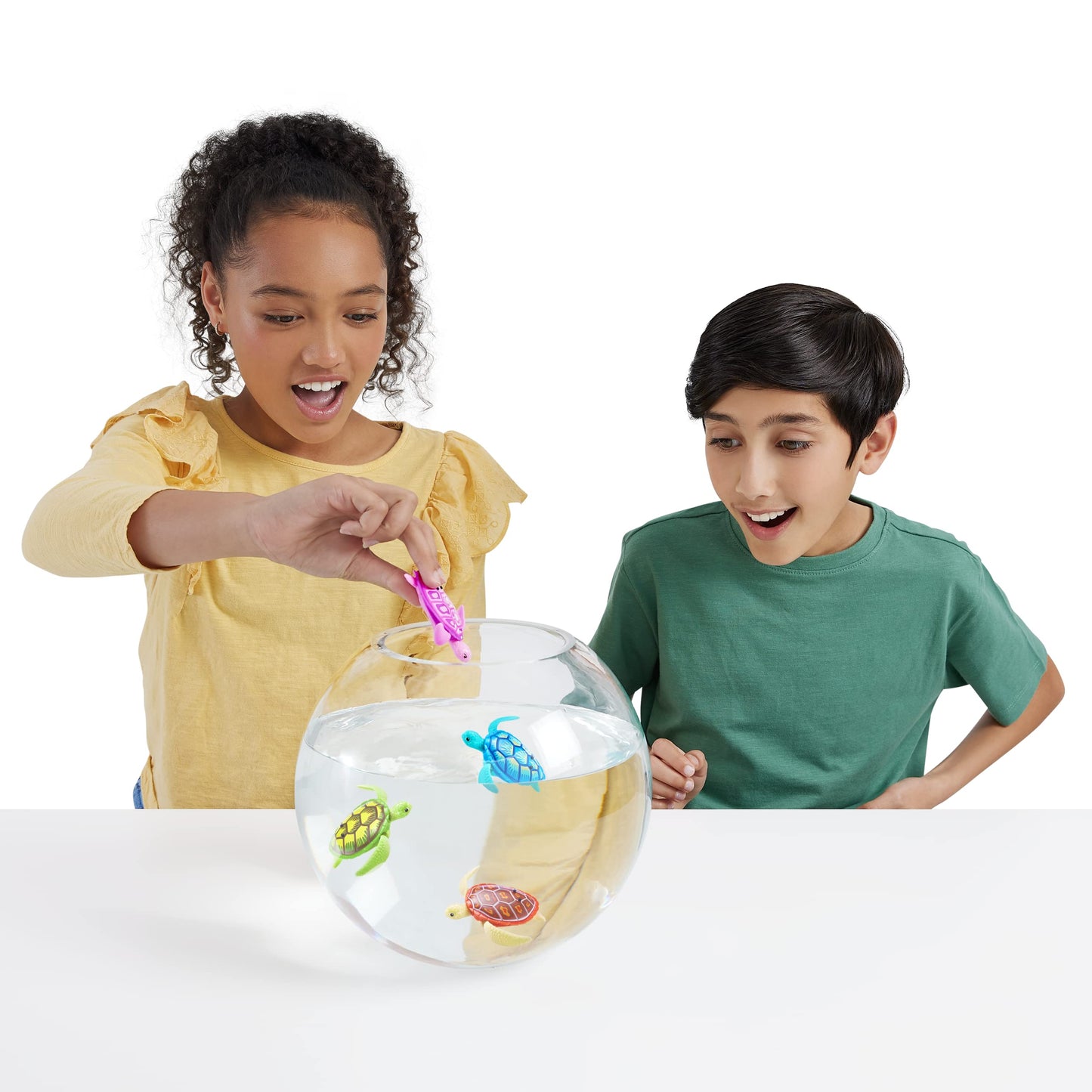 Robo Turtle robotic turtle (2-pack, green & pink)