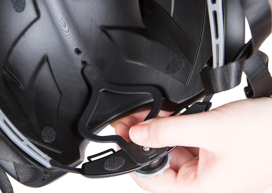 Kerbl Covallerio riding helmet eXite, disc system, fast-click closure, unisex L/XL, black