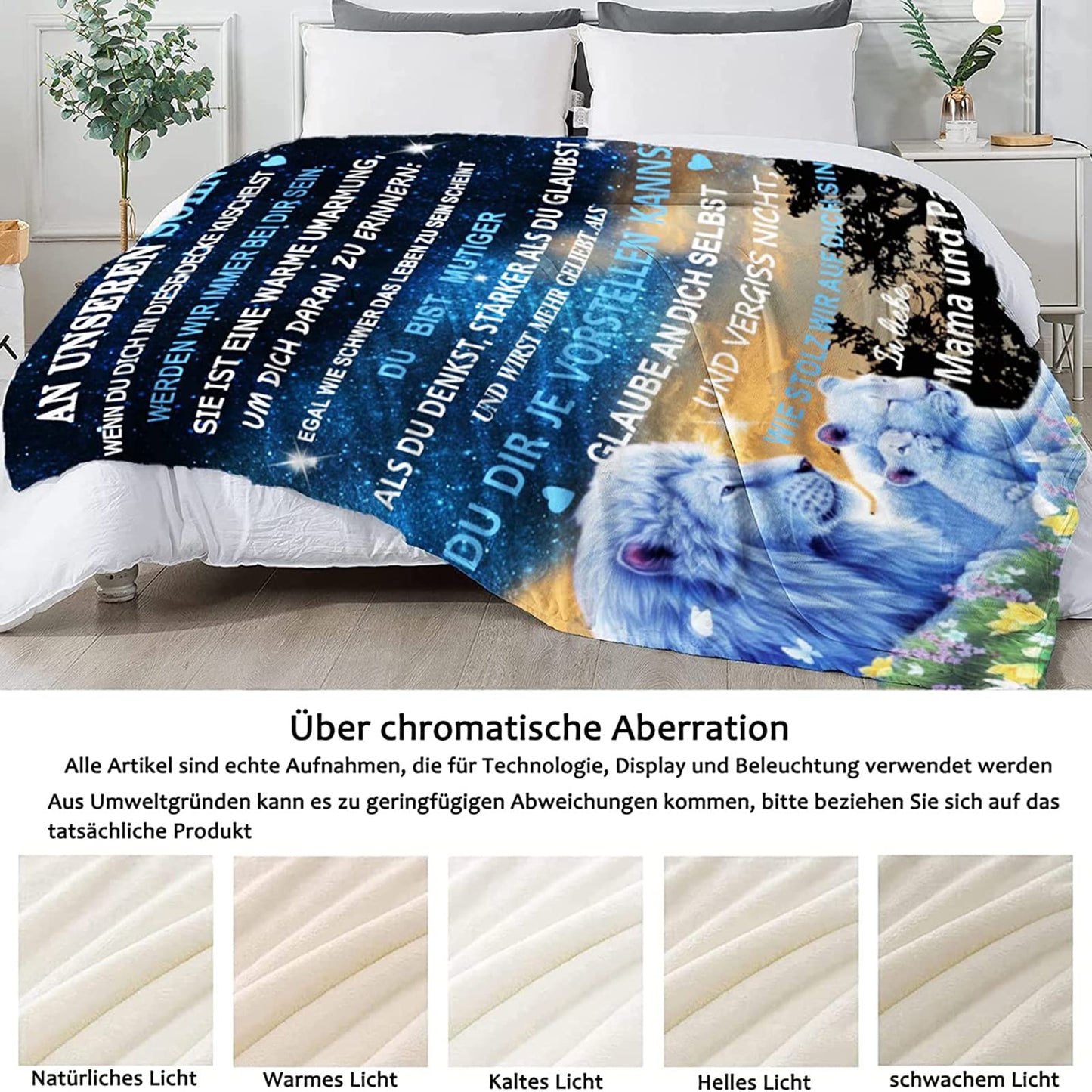 WJMSDK Personalized Blanket Gifts for Son from Parents, Cozy Blanket for Our Son from Mom and Dad, 18th Birthday Boy, Funny Christmas Graduation Gifts