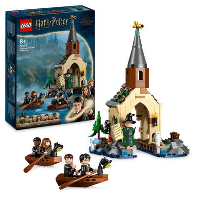 LEGO Harry Potter The Sorting Hat, Hogwarts model for adults & Harry Potter Boathouse from Castle Hogwarts toy model for kids