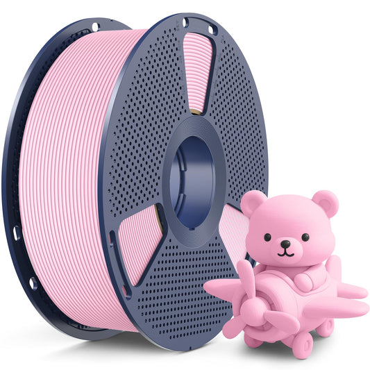 SUNLU High Speed Matte PLA Filament, Smooth matte PLA 3D printer filament, 600mm/s fast 3D printing meets durability, 1KG spool, matte pla Sakura-Pink