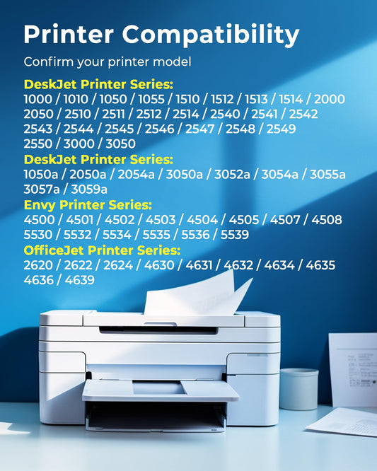 EChallenge 301 XL for HP 301 printer cartridges Multipack 301XL ink cartridges Replacement 2540 1000 1010 1050 Envy 4500 5534 4502 Officejet 2620 2622 (1 Black 1 Color, 2-Pack) cartridges