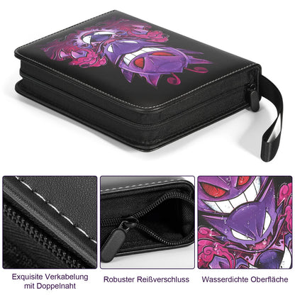 Pokemon card collector's album, 50 pages with 400 pockets. Portable and waterproof PU card holder binder book for collectors. 50 cards per page.
